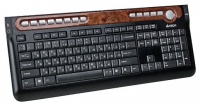A4 Tech KX-6MU Slim Multimedia Keyboard,Black,13  ,  . .+USB-.,PS/2.