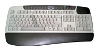 A4 Tech KBS-8 Ergonomic Keyboard, Black, PS/2