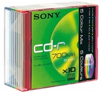 Sony 700Mb 48x Slim Color