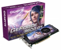 GigaByte PCI-E NVIDIA GeForce 9600GT GV-NX96T512H 512Mb DDR3 256bit  TV Dual DVI