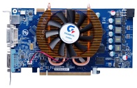 GigaByte PCI-E NVIDIA GeForce 9600GSO GV-NX96G384H 384Mb DDR3 192bit  TV Dual DVI retail