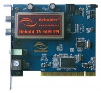 Beholder Behold TV+FM Studio 609, philips SAA7135HL,PCI, , Retail.