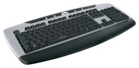 Oklick 370M Multimedia Keyboard,Black,, PS/2