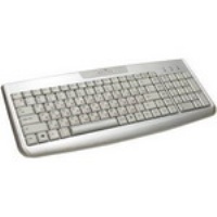 Oklick 580S Silver Slim Keyboard, USB.