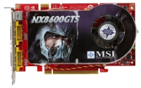 Microstar PCI-E NVIDIA GeForce NX8600GTS-T2D256E-HD DDR3, 128bit, SLI, 2xDVI, TVout(HDTV ready), RTL