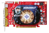 Microstar PCI-E NVIDIA GeForce NX8600GT-T2D256E-OC 256Mb DDR3 128bit TV-out DVI Retail