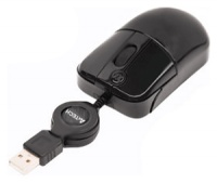 A4 Tech X5-66E Black Optical Mouse, 800dpi, 3 +1 -, 2Click, USB.