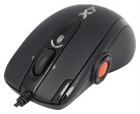 A4 Tech XL-750BK Black Optical Laser Mouse,.-16,3600dpi, 6 , -,USB.