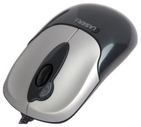 A4 Tech X6-10D Black-Grey Lazer Optical Mouse, 1000dpi, 4 +3 . ,  , USB.