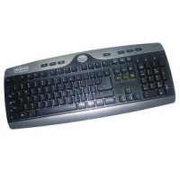 Top Device K-7018 Multimedia Keyboard, Silver-Black, USB hub,   . ., PS/2.