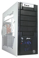 Thermaltake VD3430SWAE Matrix VX, Silver, Window, Blue LED Fan-Front, 430W PSU, Middle Tower, Aluminum Case