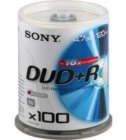 Sony 4.7Gb DVD+R 16x Cake box 100