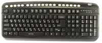 Oklick 320M Black PS/2+USB Office Multimedia Keyboard