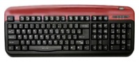 Oklick 300M Red Office Keyboard, PS/2+USB.