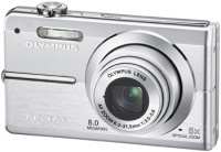 Olympus FE-370 Silver - 8.0 MP, 5x Zoom, 2.7' LCD