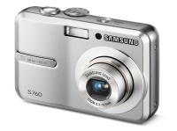 Samsung S760 Silver 7.4Mpx,3072x2304,640480 video,3 ., 11Mb, MMC,SD-Card,123.