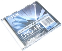 TDK 4.7 Gb DVD+R 16x  Slim