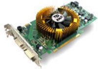 Palit PCI-E NVIDIA GeForce 9600GSO Sonic 384Mb DDR3 192bit  Dual DVI TV Retail
