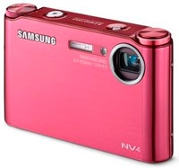 Samsung NV4 Pink 8.2Mpx,3264x2448,640х480 video, 5х цифр.зум,34Mb,SD-Card, Li-Ion аккум.