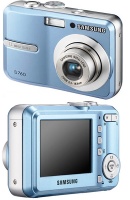 Samsung S760 Blue 7.4Mpx,3072x2304,640480 video,3 ., 11Mb, MMC,SD-Card,123.