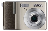 Benq DC-C750 Silver 7.0Mpx, 3072x2304,640480 video, 4 ./3 ., 6Mb, SD-Card, 140.