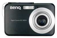 Benq DC-X835 Black 8.0Mpx,32642448,640480 video,3 ./4  ,16Mb,SD-Card,120.