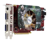 Microstar PCI-E NVIDIA GeForce 9800GTX PLUS-T2D512-OC  512Mb DDR3 256bit TV-out 2xDVI retail