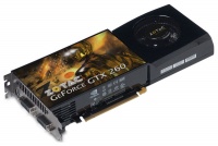 Zotac PCI-E NVIDIA GeForce GTX 260 869Mb DDR3 448bit TV-out DVI (ZT-X26E3KA-FSP) retail