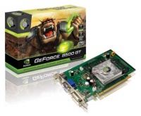 Point of View PCI-E NVIDIA GeForce 8500GT 1024MB DDR2 128Bit  2xDVI TV-out Retail
