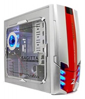 RaidMax ATX SAGITTA 500W Window Silver-Red
