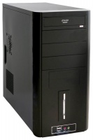 3Q 2008 ATX 400W , 2x12cm Fun , AirDuct , USB , Black/Black