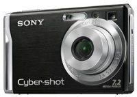 Sony CyberShot DSC-W80 Black 7.2Mpx,3072x2304,640480 video,3 ./6  ,58Mb,MSPD-Card.