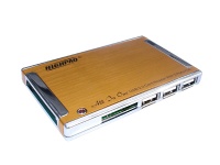 HighPaq Card Reader All-in-1+USB2.0 3port MCH-S001 metal King ret внешний подарочный
