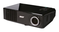 Acer X1260: DLP, XGA(1024x768),2000 lm,2000:1,2.3kg,CB