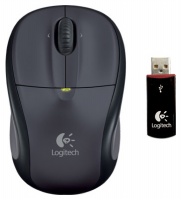 Logitech V220 Cordless Notebook Mouse Silver Retail  (910-000447)