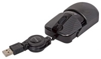 A4 Tech X6-66E Black Optical Laser Mouse, 1000dpi, 3 +1 -, USB.