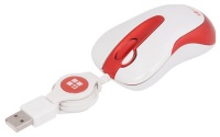 A4 Tech GOT-60RA Red Apple Tini Optical Mouse, 2Click, 800dpi, USB.