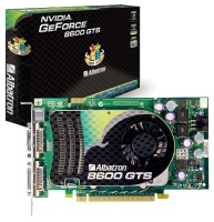 Albatron PCI-E PC8600GT GeForce 8600GT 256Mb 128bit DDR2 2DVI TV-out Rtl