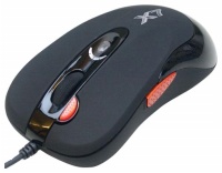 A4 Tech X-705FS Black Optical Mouse, 3Fire, 2000dpi, 5 +1  , USB.