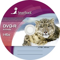 SmartTrack 4.7Gb DVD-R 16x Animals spindle 100
