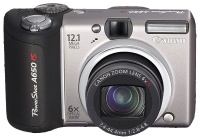 Canon PowerShot A650IS Silver 8.0Mpx,3264x2448,640480 video,4 ./4 .,32Mb,SD-Card,MMC,155 .