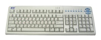 BTC 5207 Multimedia Keyboard, White, USB