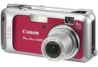 Canon PowerShot A460 Red  5.0Mpx,2592x1944,640480 video,4 ./4 .,16Mb, SD-Card,165.