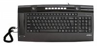 A4 Tech KIPS-900 UltraSlim Multimedia Keyboard, Like-Black,   IP-,  USB2.0, USB