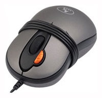 A4 Tech X5-6AK Grey Optical Mouse, 800dpi, 4 , 2Click,  , USB.