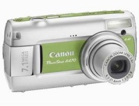 Canon PowerShot A470 Green 7.1Mpx,3072x2304,640480video,3 ./4 .,32Mb,SD-Card,..165.