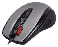 A4 Tech X6-70D Silver-Black Optical Laser Mouse, 1000dpi, 7 +1 , USB+PS/2.