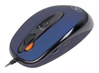 A4 Tech X5-57D Black-Blue Lazer Optical Mouse, 1000dpi, 6 +5 . ,  ,PS/2+USB.