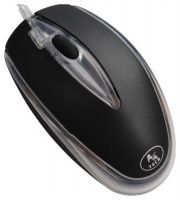 A4 Tech OP-3D Black Optical Mouse, 2Click, PS/2