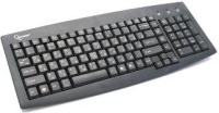 Gembird KB-8810-BL-R Black Keyboard, , PS/2